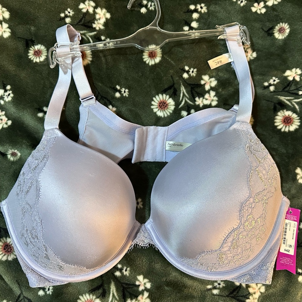Elegant Lavender Lace Bra